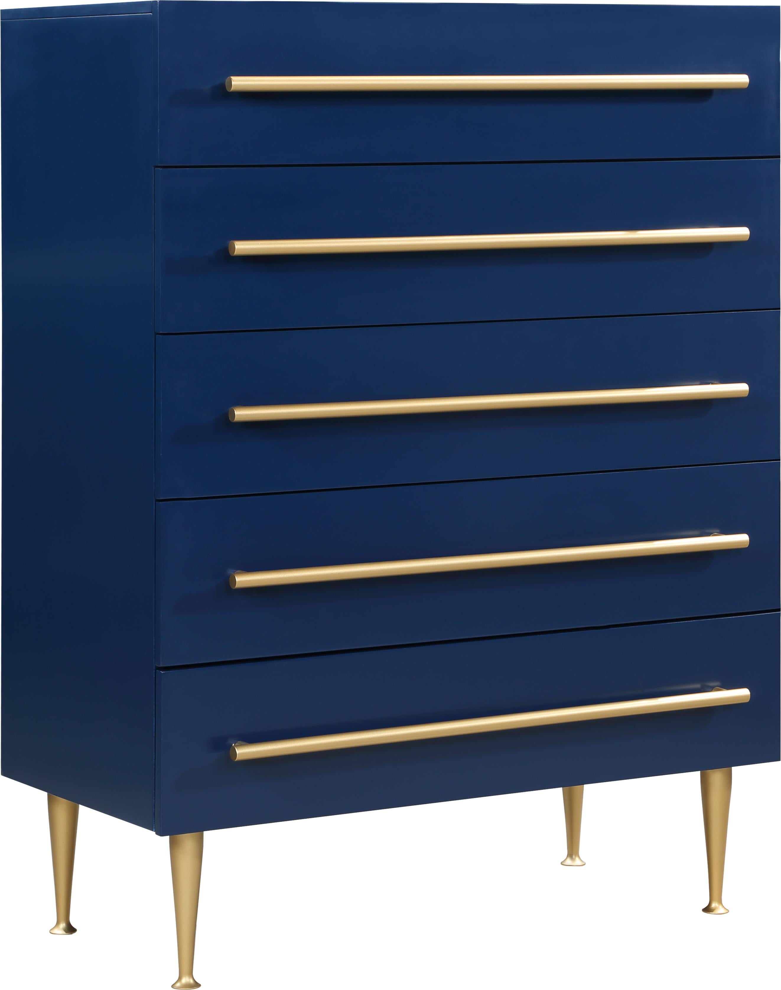 Marisol Navy Chest - Luxe Home Furnishings (Jersey City, NJ)