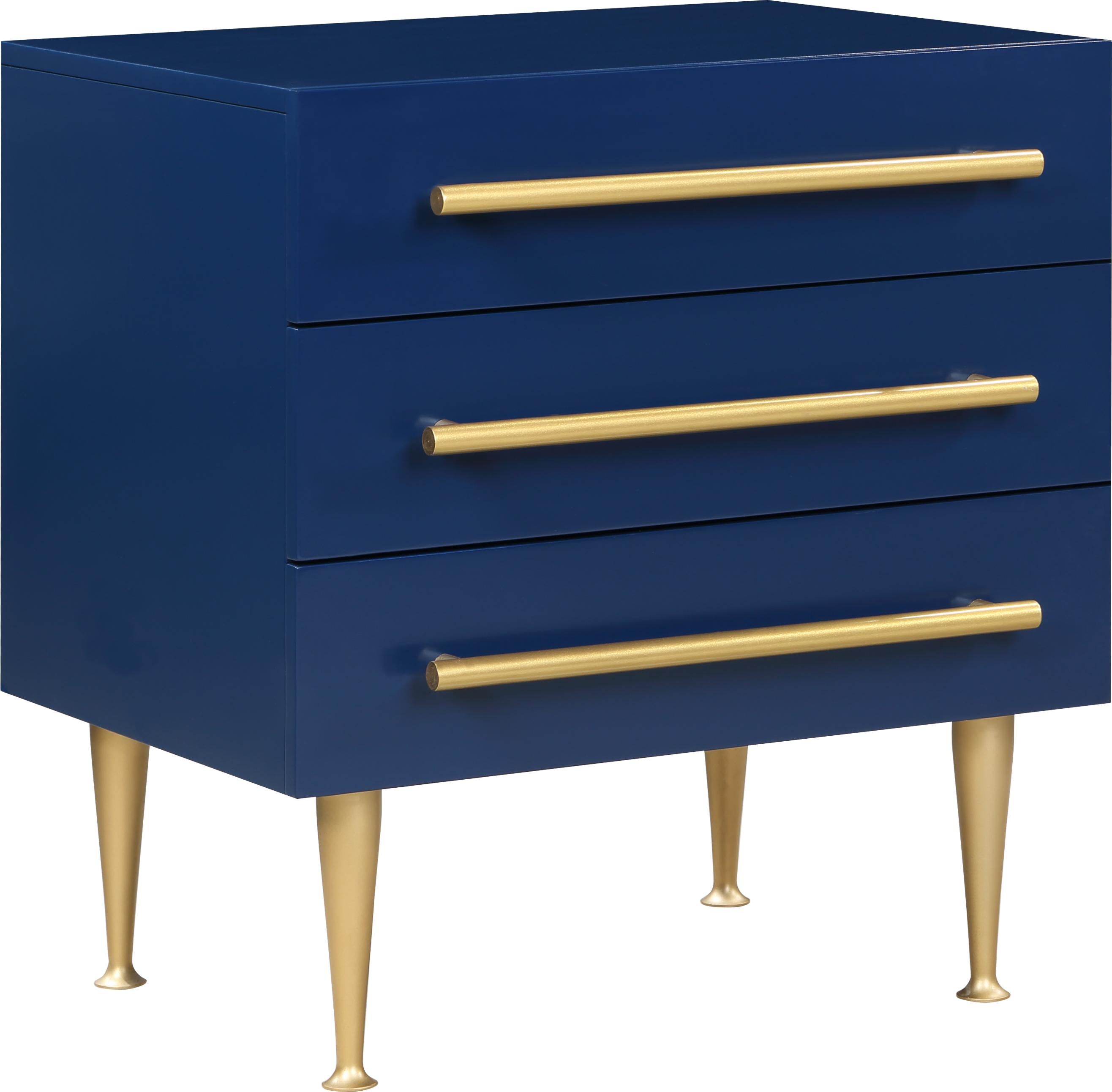 Marisol Navy Night Stand - Luxe Home Furnishings (Jersey City, NJ)