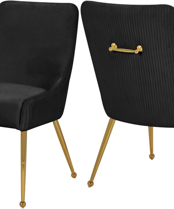 Ace Black Velvet Dining Chair - Luxe Home Furnishings (Jersey City, NJ)