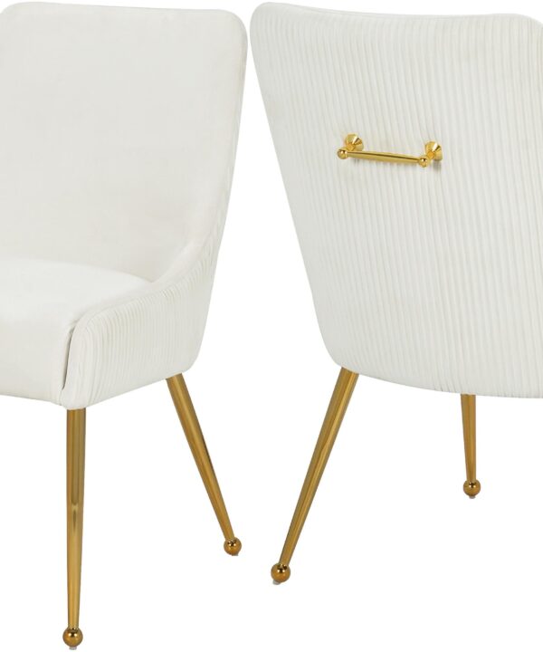 Ace Cream Velvet Dining Chair - Luxe Home Furnishings (Jersey City, NJ)