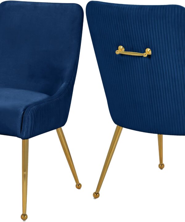 Ace Navy Velvet Dining Chair - Luxe Home Furnishings (Jersey City, NJ)