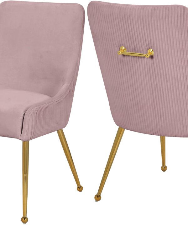 Ace Pink Velvet Dining Chair - Luxe Home Furnishings (Jersey City, NJ)