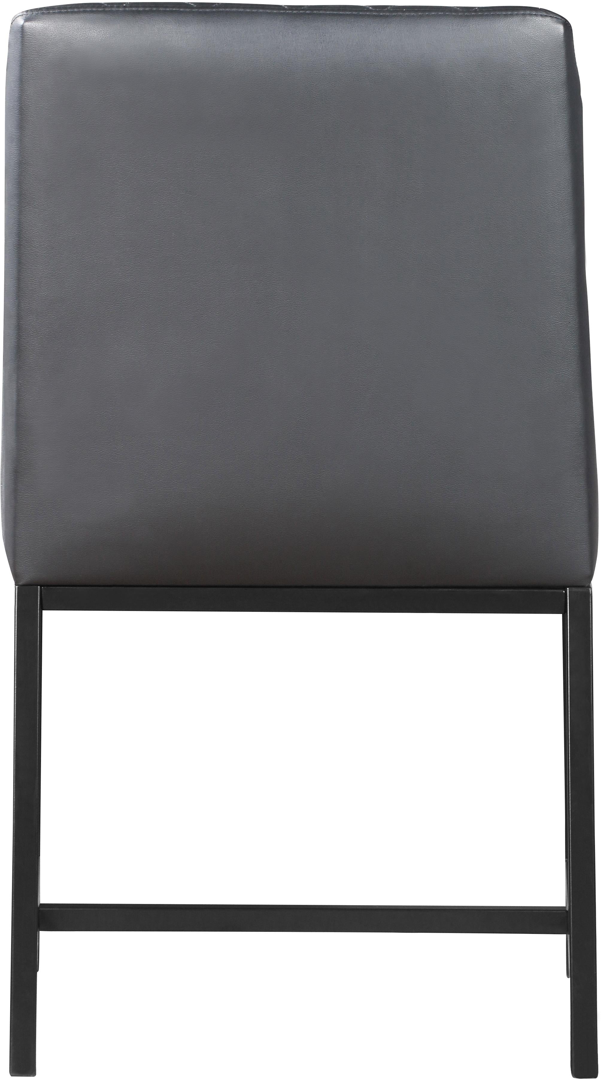 Bryce Grey Faux Leather Dining Chair - Luxe Home Furnishings (Jersey City, NJ)