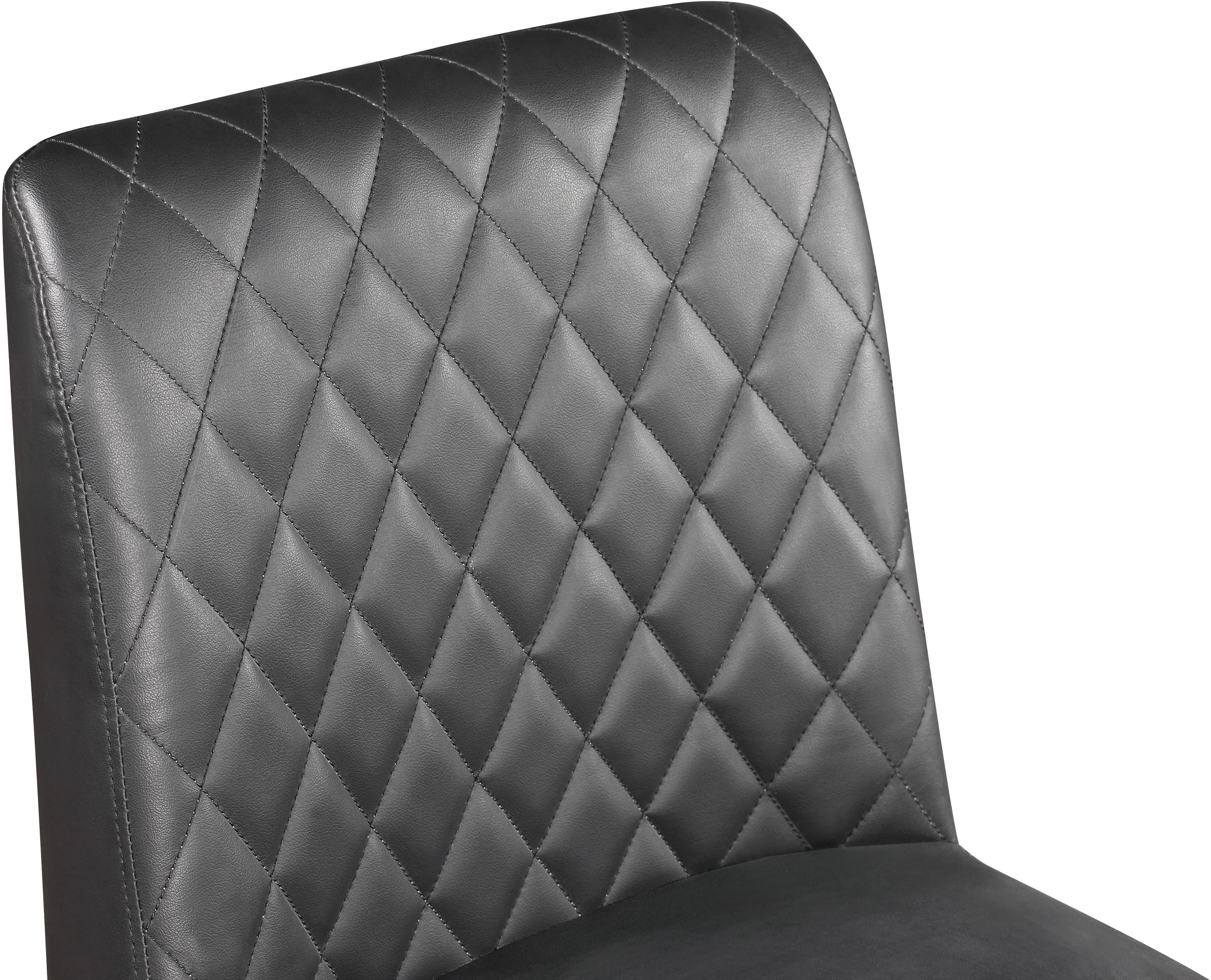 Bryce Grey Faux Leather Dining Chair - Luxe Home Furnishings (Jersey City, NJ)