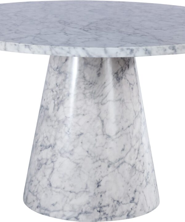 Omni White Faux Marble Dining Table - Luxe Home Furnishings (Jersey City, NJ)