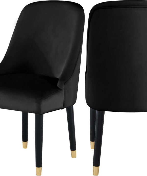 Omni Black Velvet Dining Chair - Luxe Home Furnishings (Jersey City, NJ)
