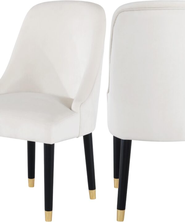 Omni Cream Velvet Dining Chair - Luxe Home Furnishings (Jersey City, NJ)