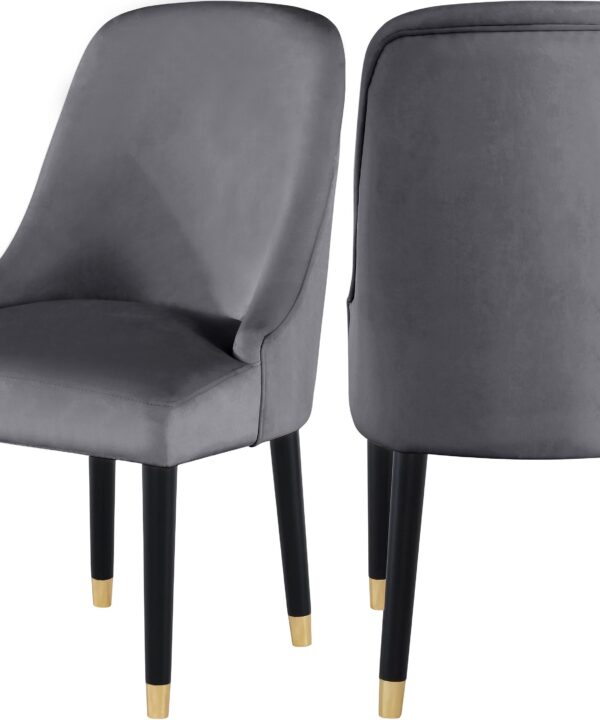 Omni Grey Velvet Dining Chair - Luxe Home Furnishings (Jersey City, NJ)