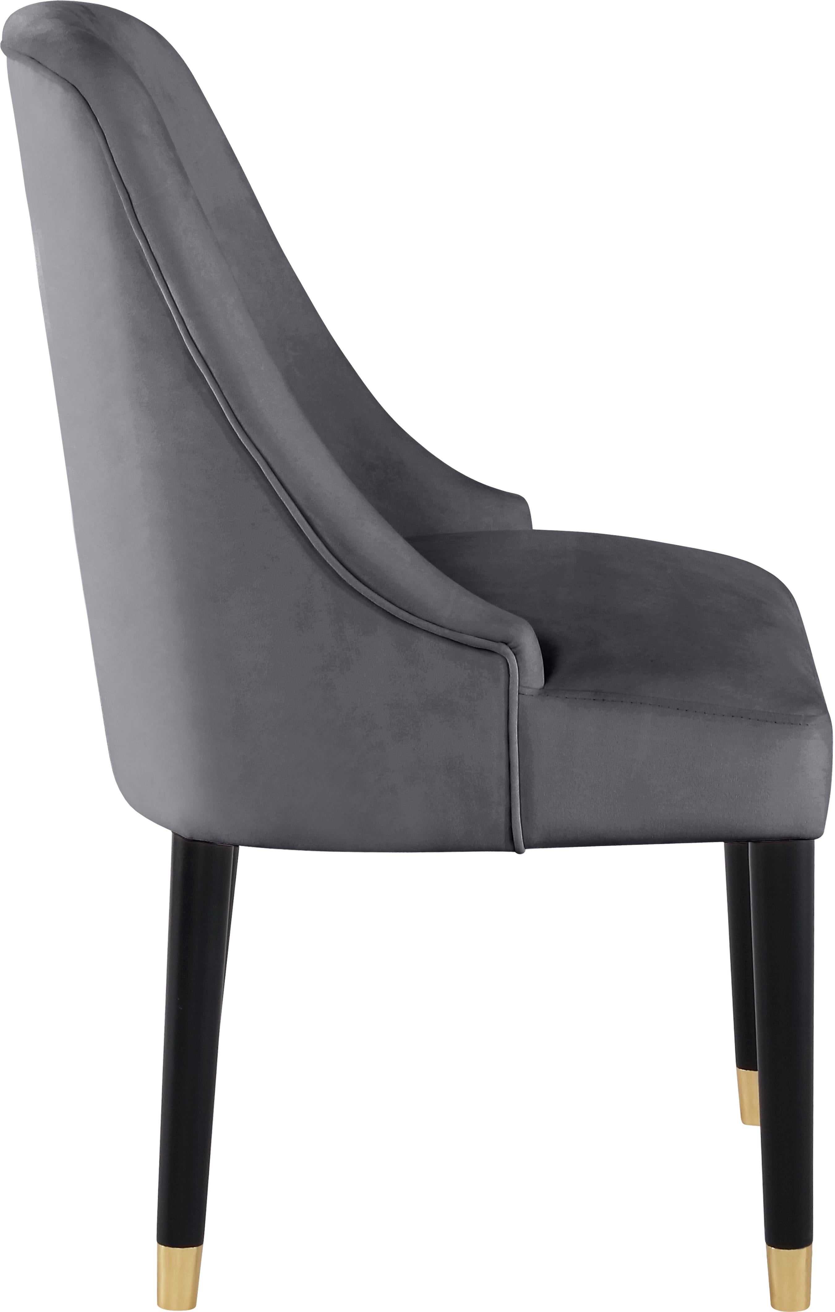 Omni Grey Velvet Dining Chair - Luxe Home Furnishings (Jersey City, NJ)