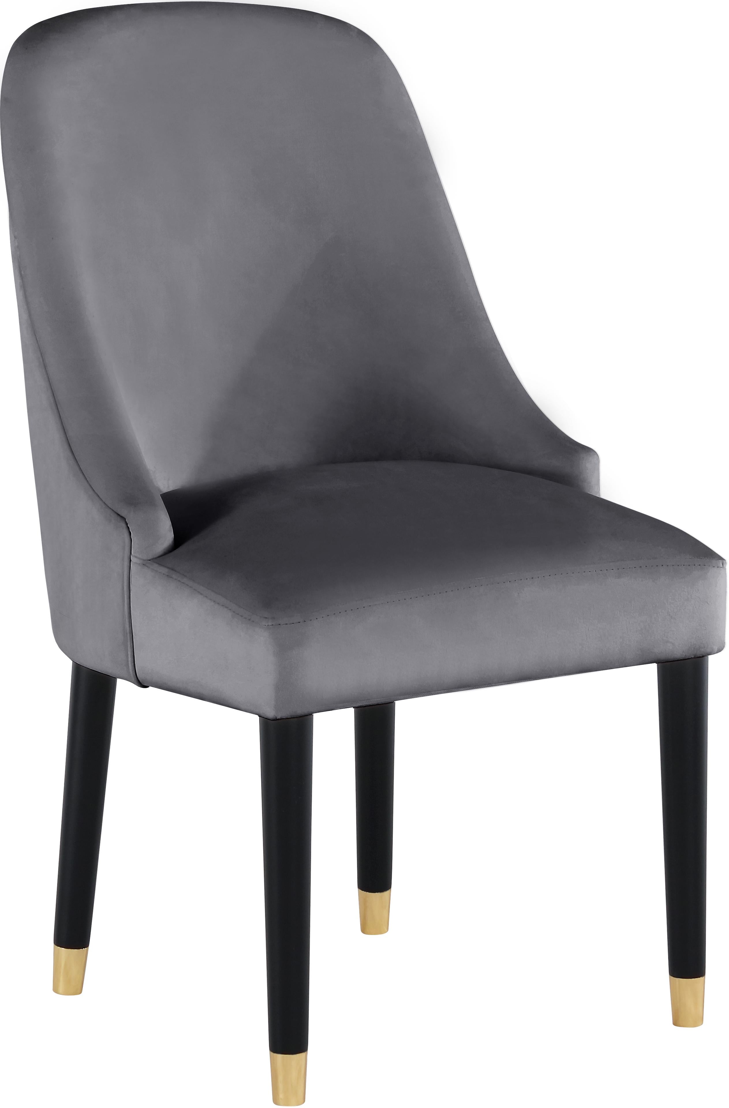Omni Grey Velvet Dining Chair - Luxe Home Furnishings (Jersey City, NJ)