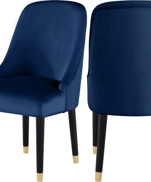 Omni Navy Velvet Dining Chair - Luxe Home Furnishings (Jersey City, NJ)