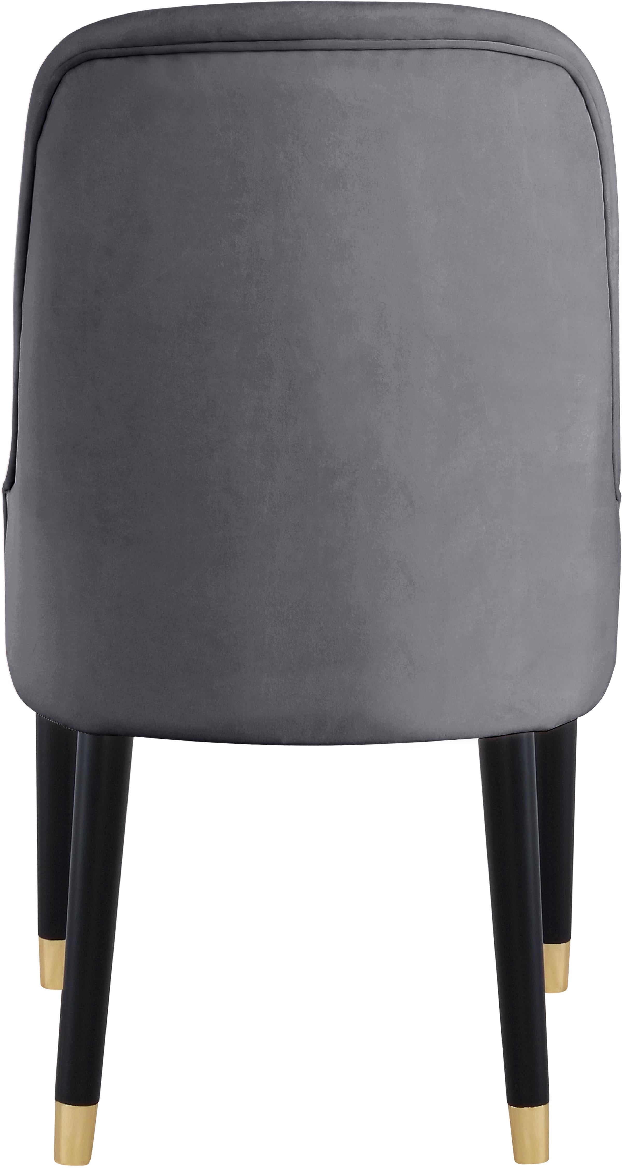 Omni Grey Velvet Dining Chair - Luxe Home Furnishings (Jersey City, NJ)