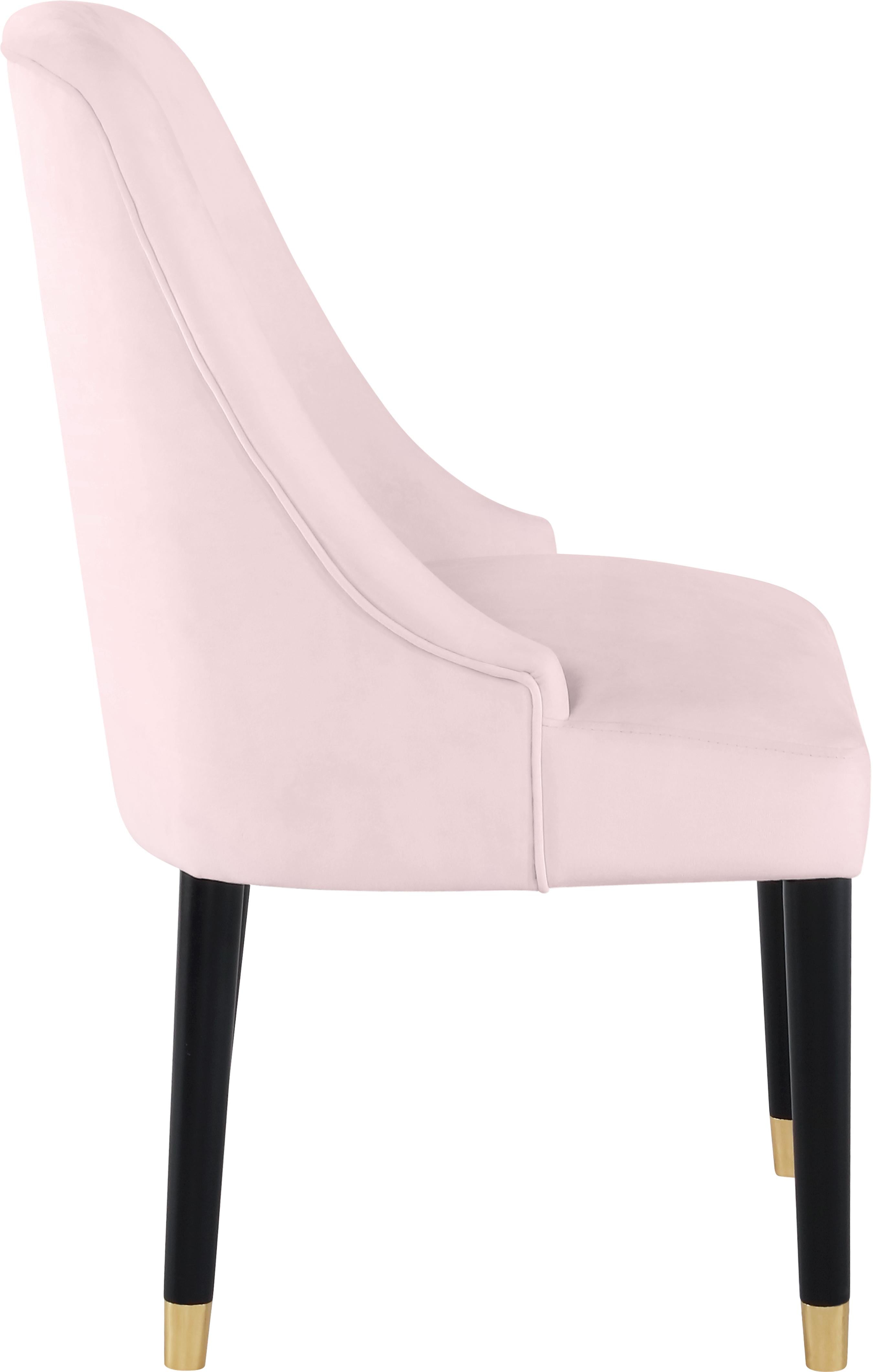 Omni Pink Velvet Dining Chair - Luxe Home Furnishings (Jersey City, NJ)