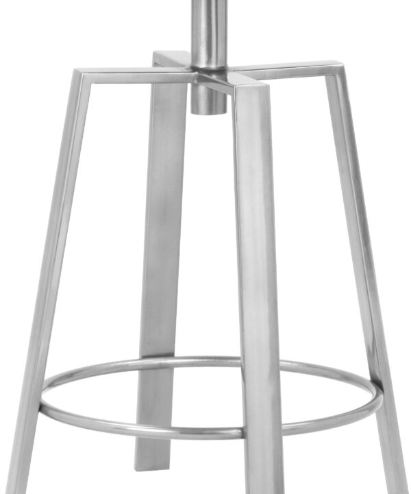 Lang Silver Counter/Bar Stool - Luxe Home Furnishings (Jersey City, NJ)