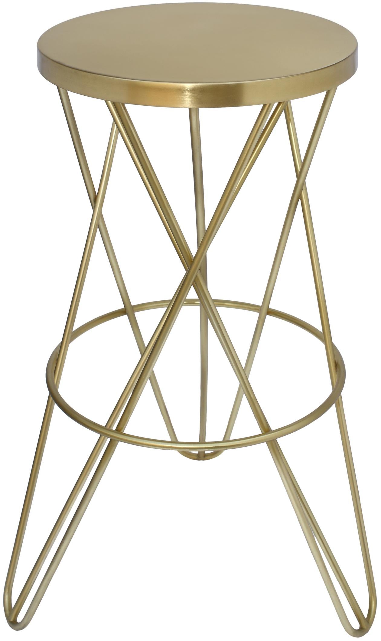 Mercury Gold Bar Stool - Luxe Home Furnishings (Jersey City, NJ)