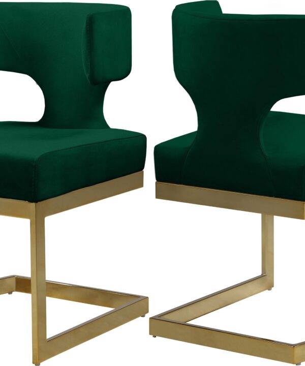 Alexandra Green Velvet Dining Chair - Luxe Home Furnishings (Jersey City, NJ)