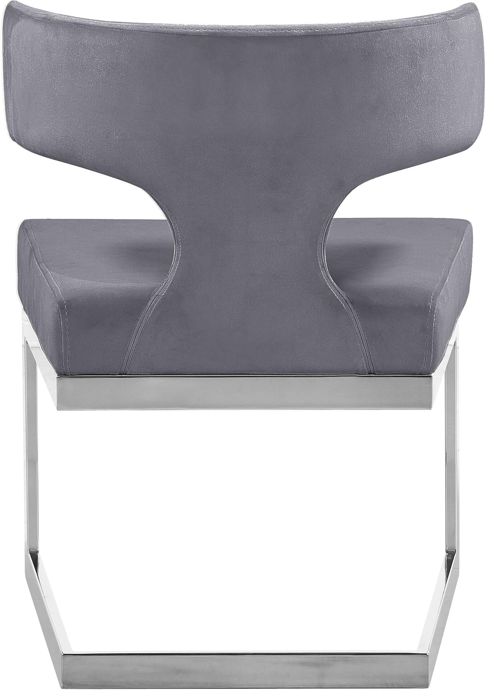 Alexandra Grey Velvet Dining Chair - Luxe Home Furnishings (Jersey City, NJ)