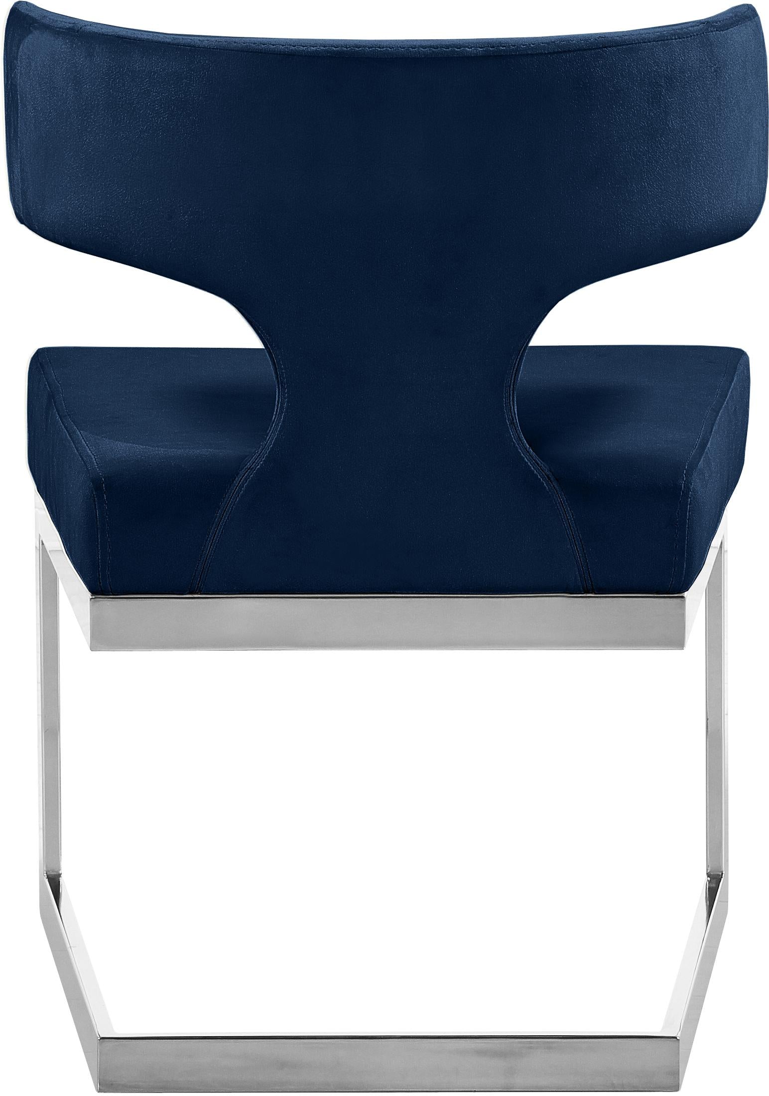 Alexandra Navy Velvet Dining Chair - Luxe Home Furnishings (Jersey City, NJ)