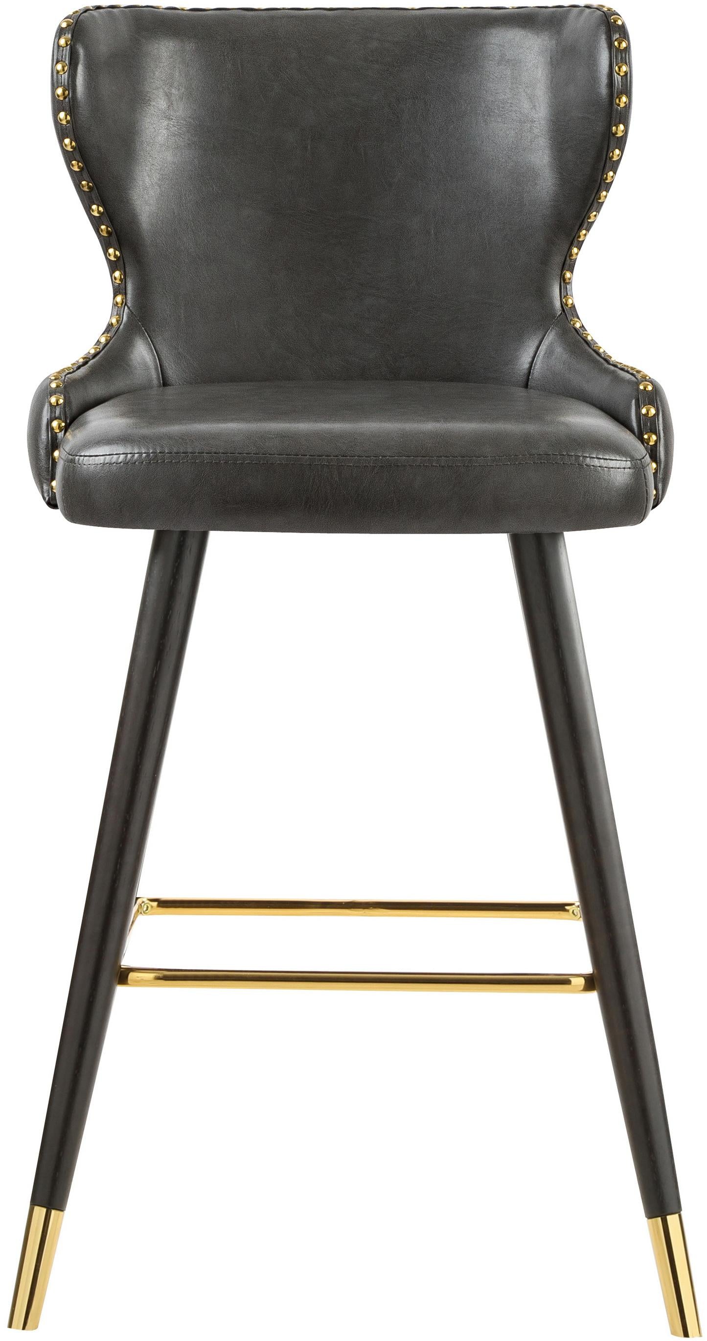 Hendrix Grey Faux Leather Counter/Bar Stool - Image 3