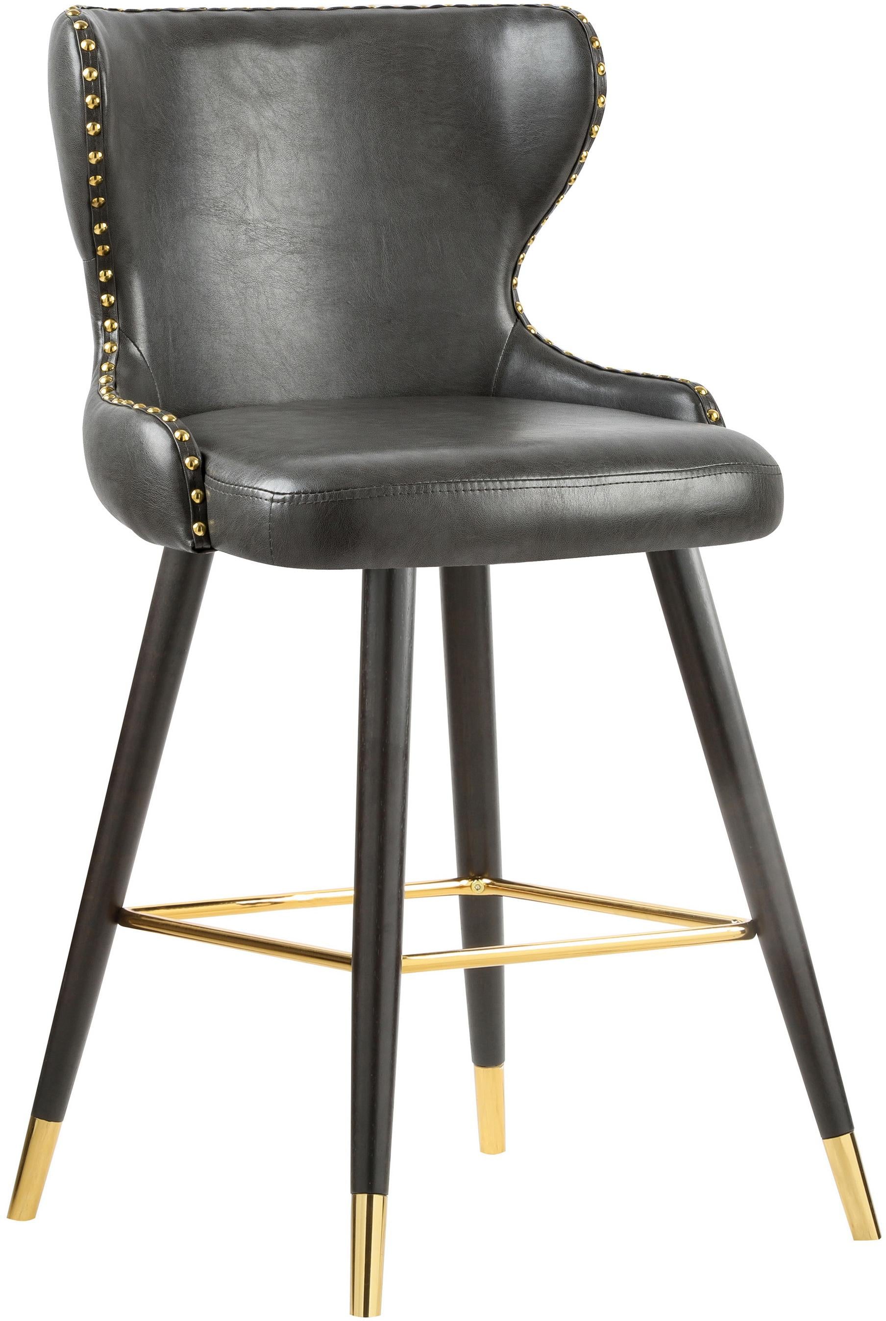 Hendrix Grey Faux Leather Counter/Bar Stool - Image 4