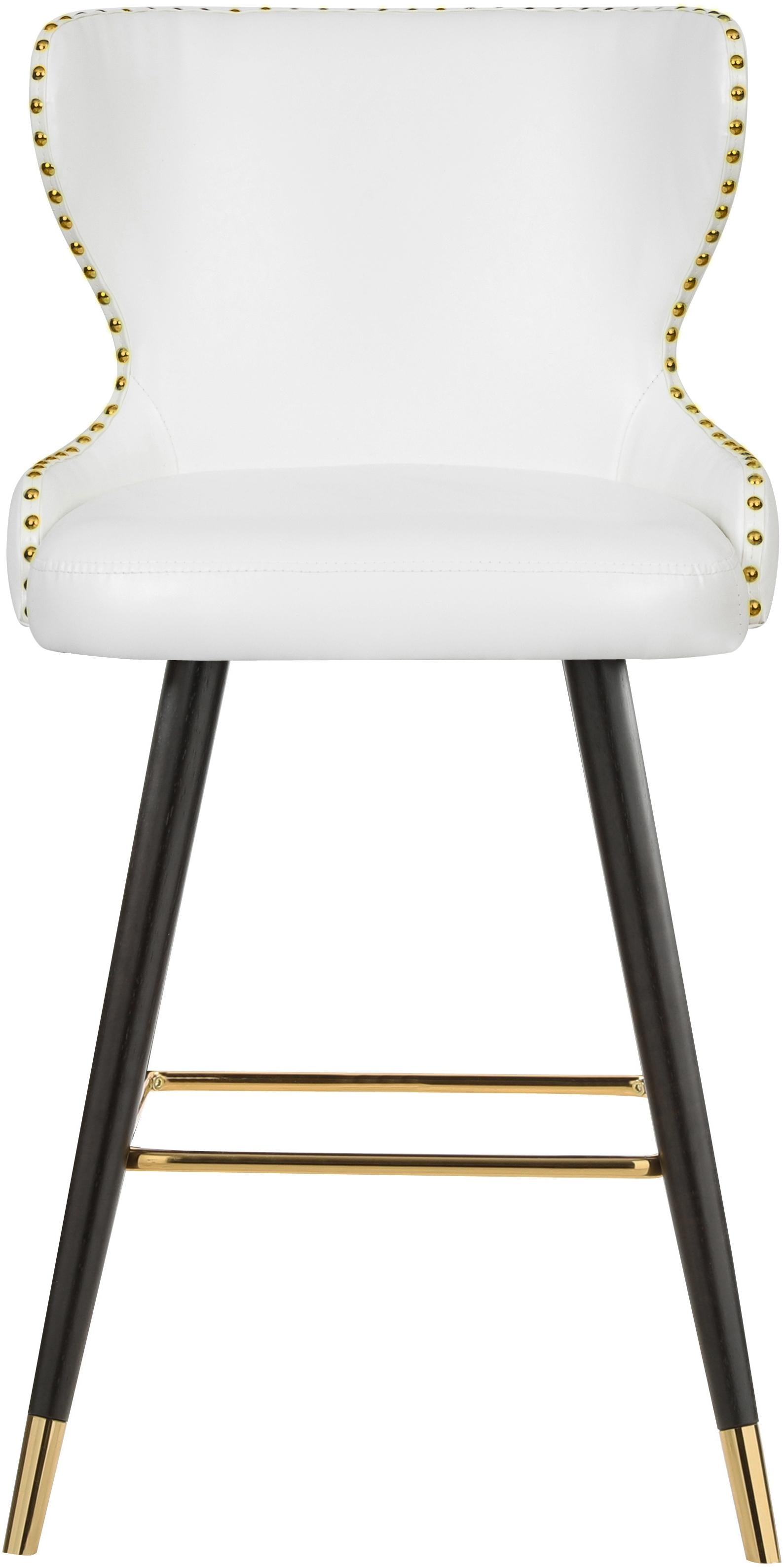 Hendrix White Faux Leather Counter/Bar Stool - Image 3