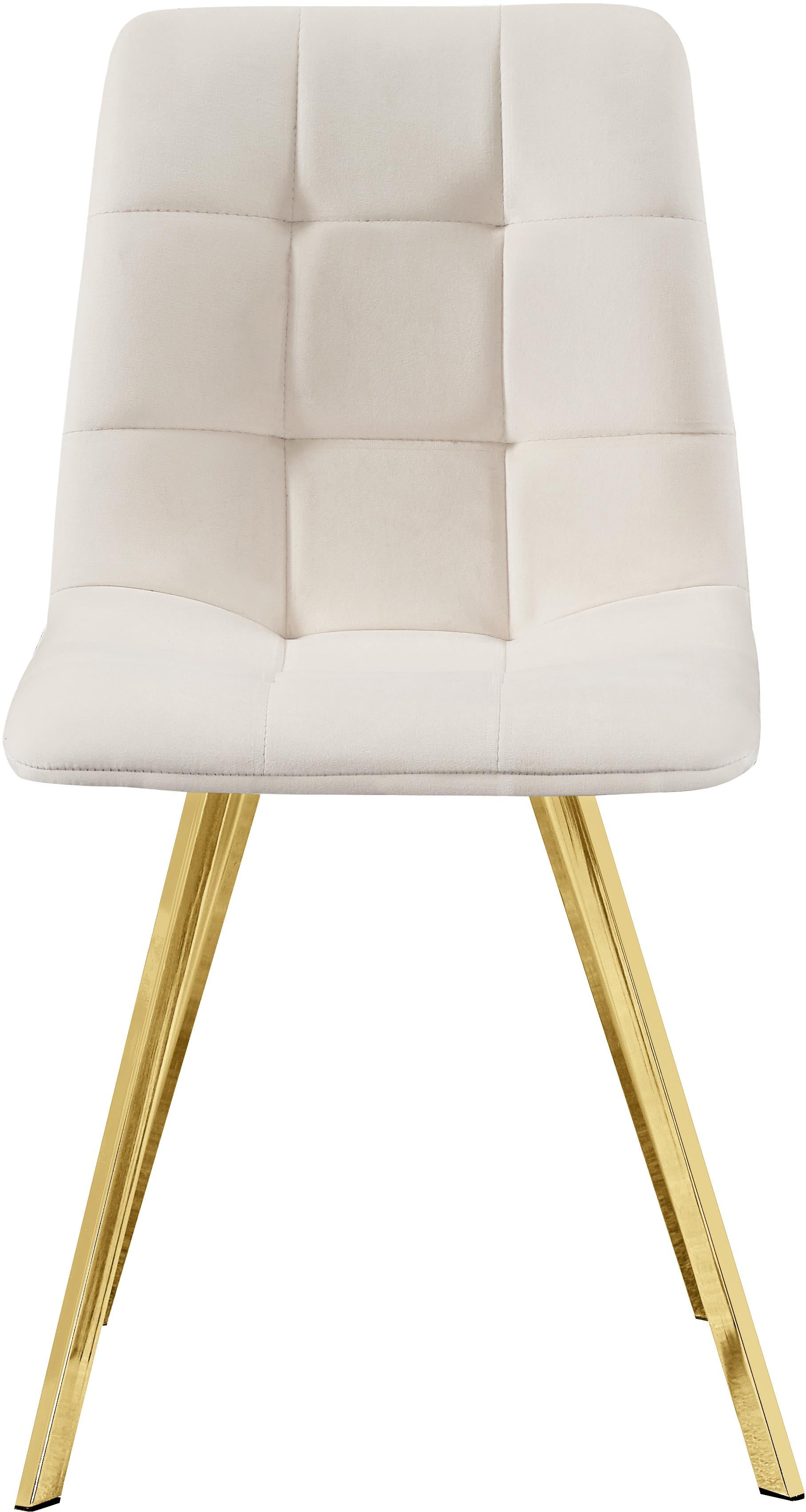 Annie Cream Velvet Dining Chair - Luxe Home Furnishings (Jersey City, NJ)