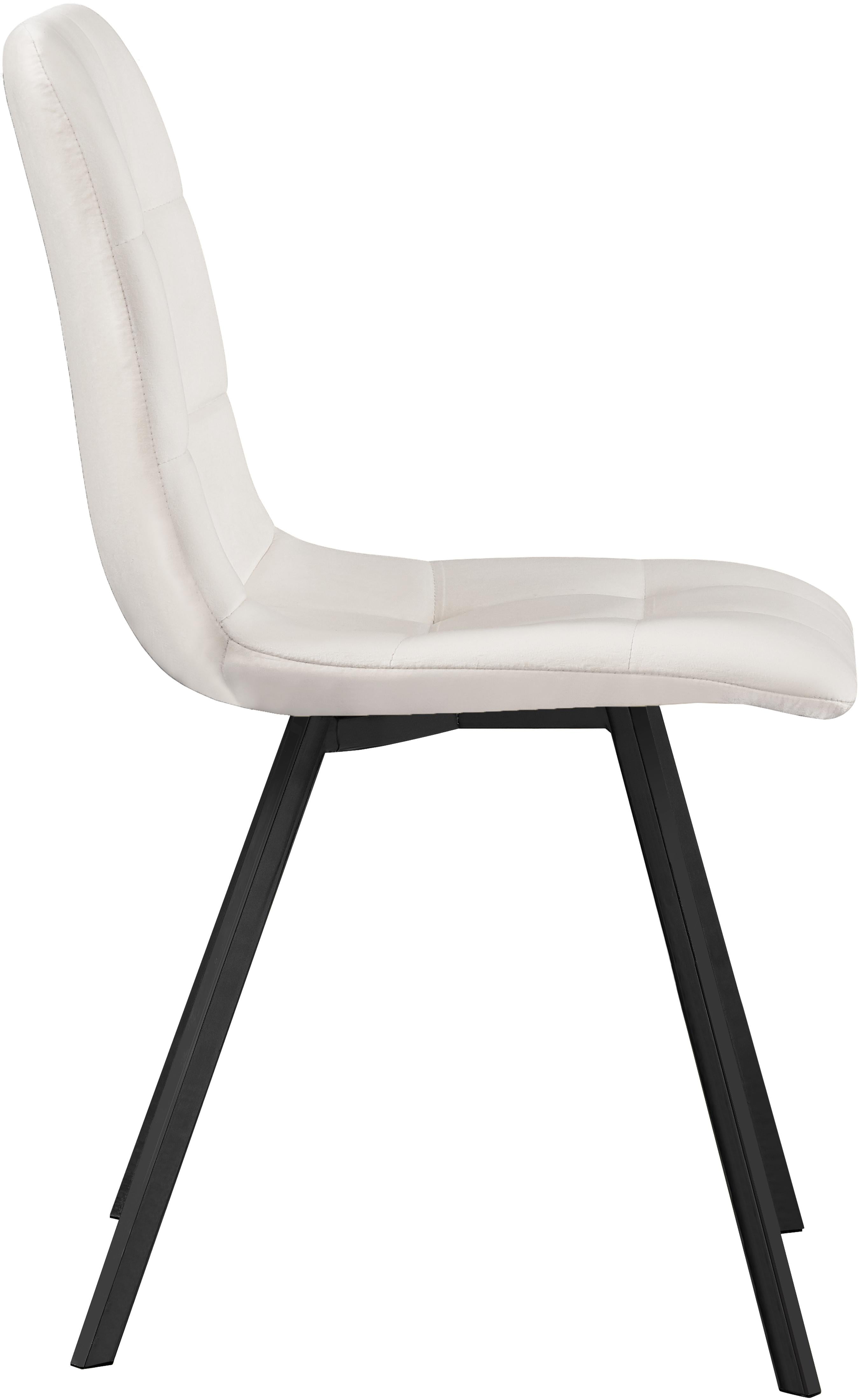 Annie Cream Velvet Dining Chair - Luxe Home Furnishings (Jersey City, NJ)