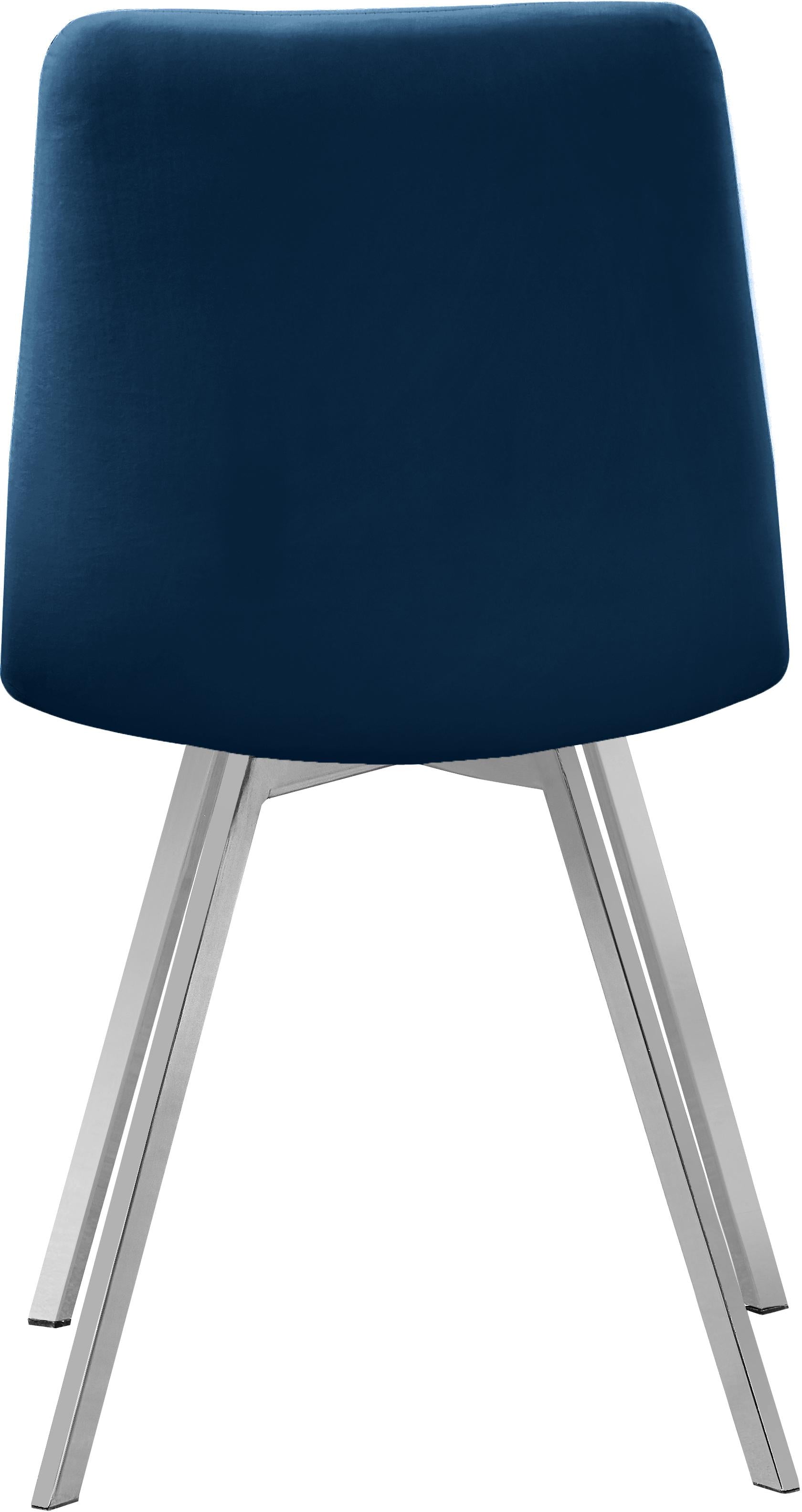 Annie Navy Velvet Dining Chair - Luxe Home Furnishings (Jersey City, NJ)