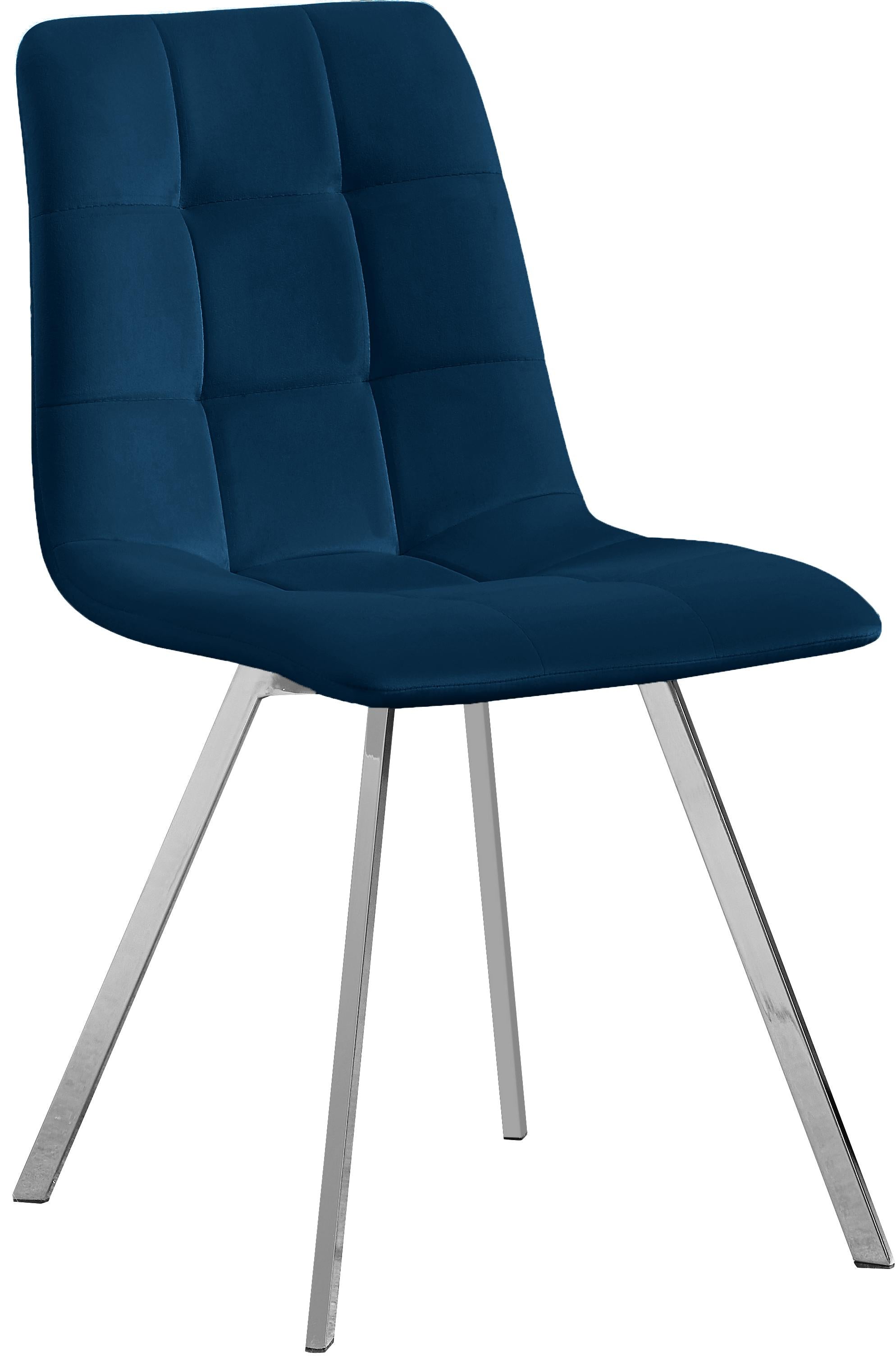 Annie Navy Velvet Dining Chair - Luxe Home Furnishings (Jersey City, NJ)