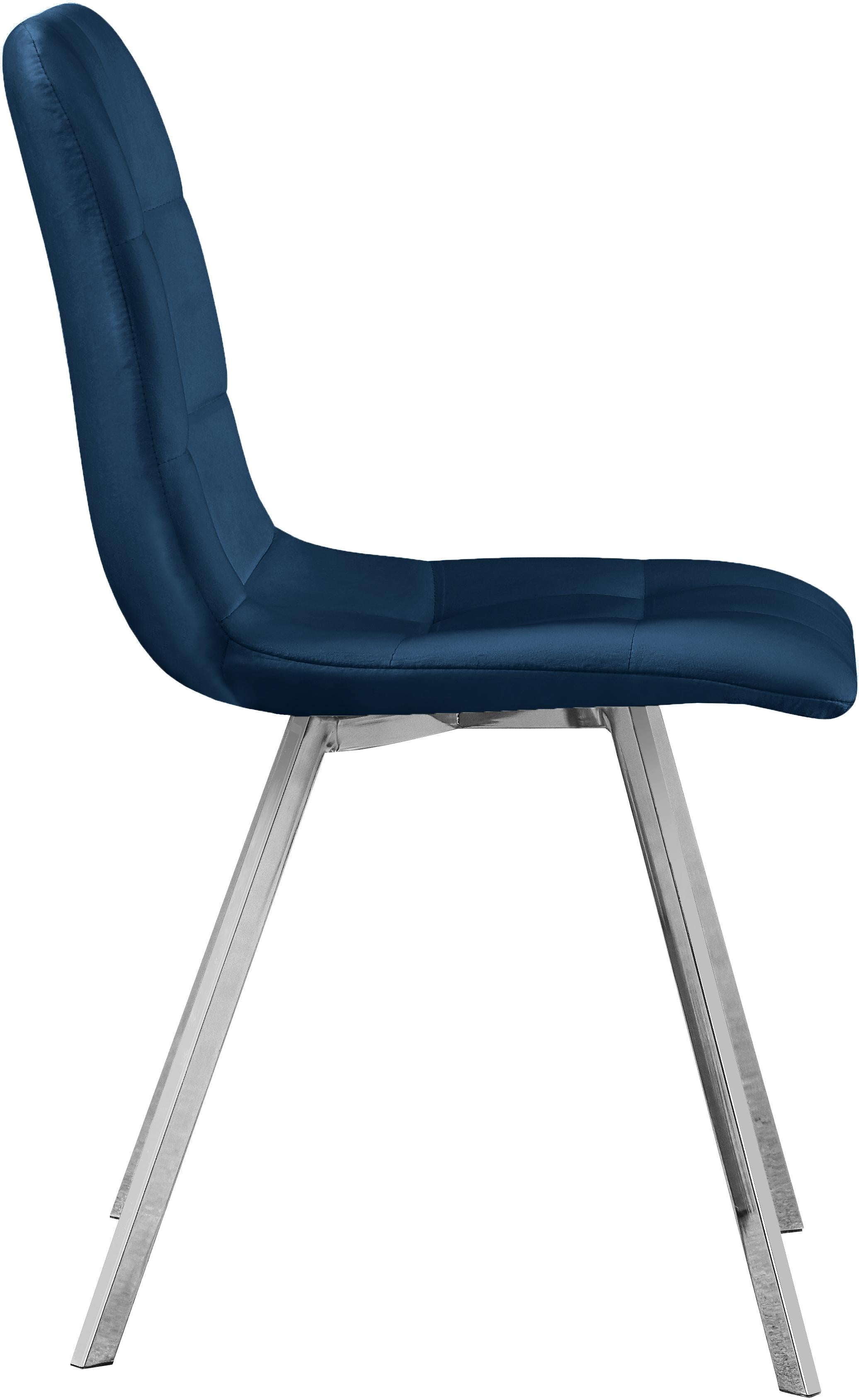 Annie Navy Velvet Dining Chair - Luxe Home Furnishings (Jersey City, NJ)