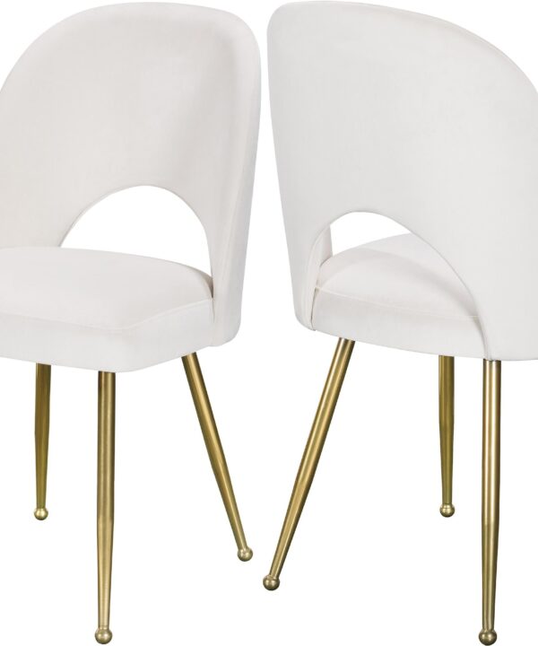 Logan Cream Velvet Dining Chair