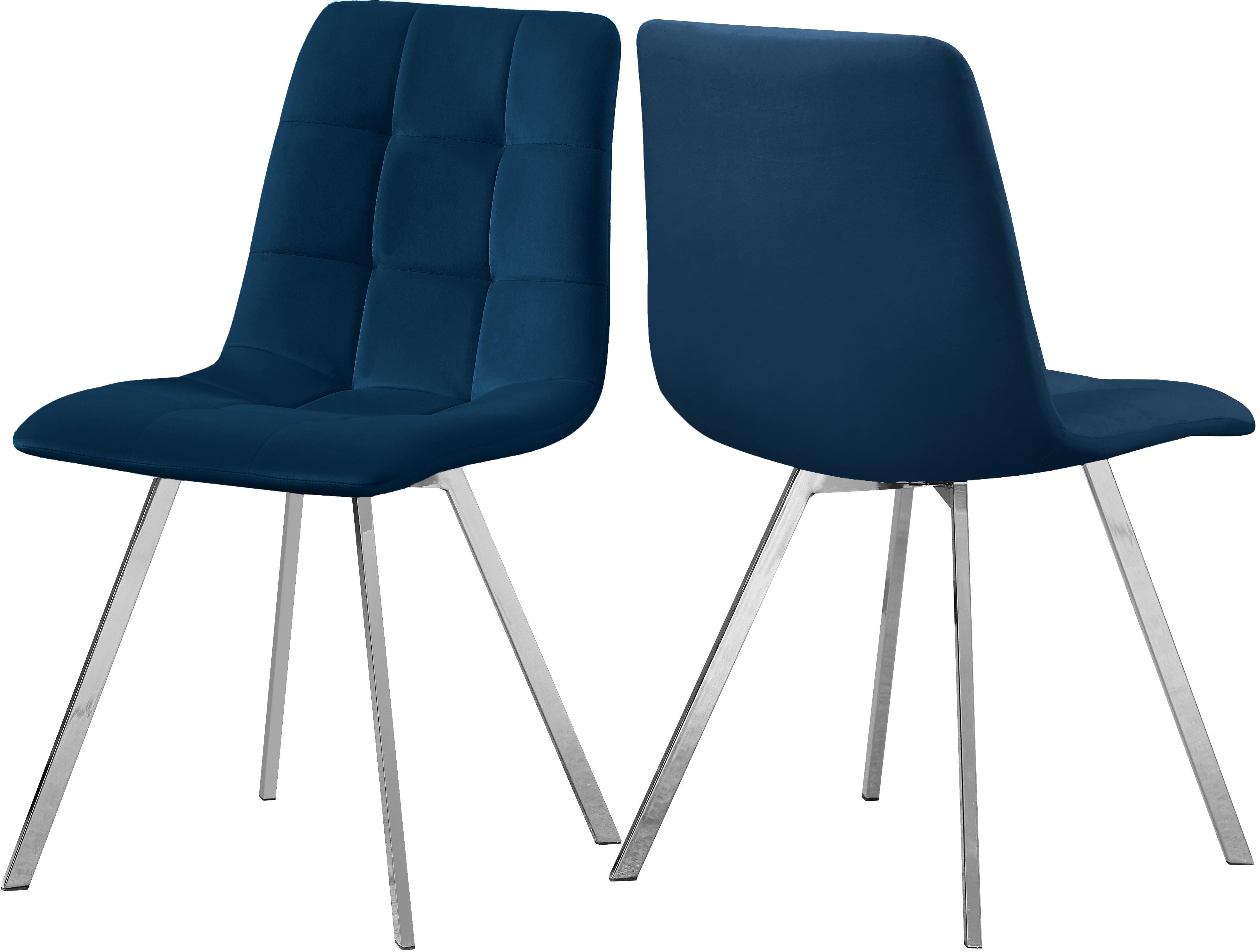 Annie Navy Velvet Dining Chair - Luxe Home Furnishings (Jersey City, NJ)