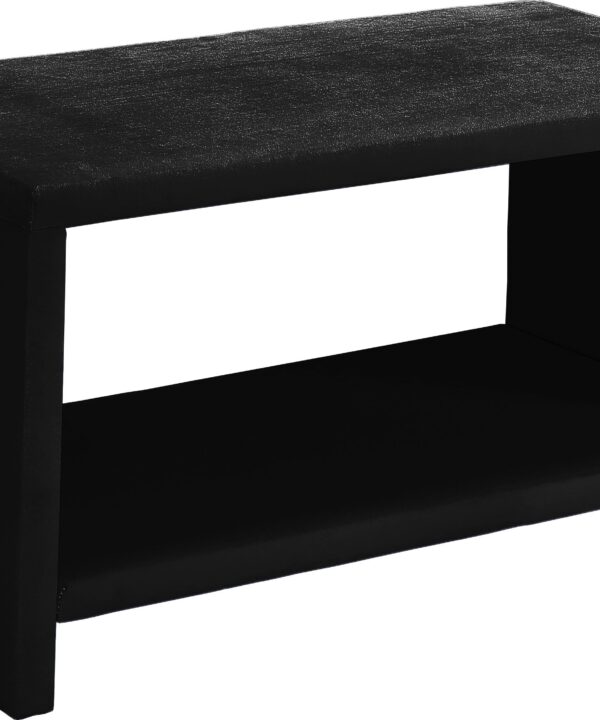 Cleo Black Velvet Night Stand