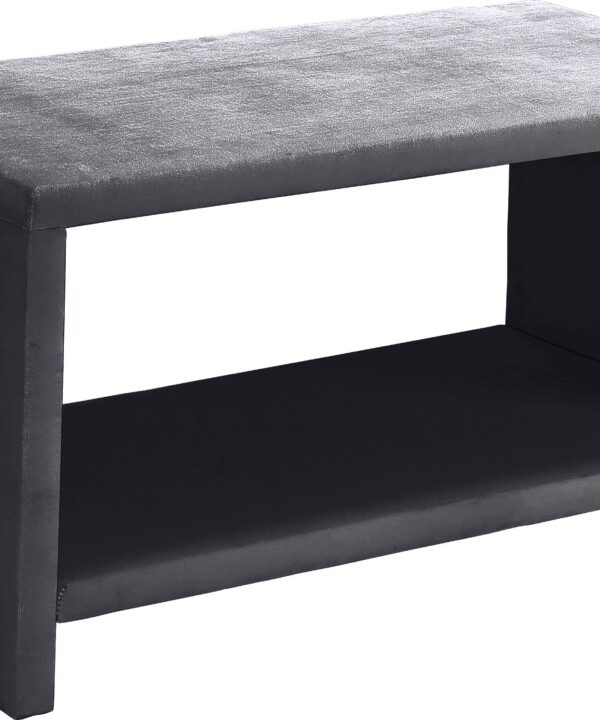 Cleo Grey Velvet Night Stand
