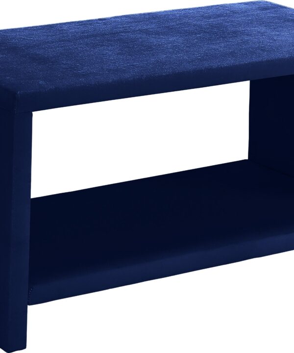 Cleo Navy Velvet Night Stand