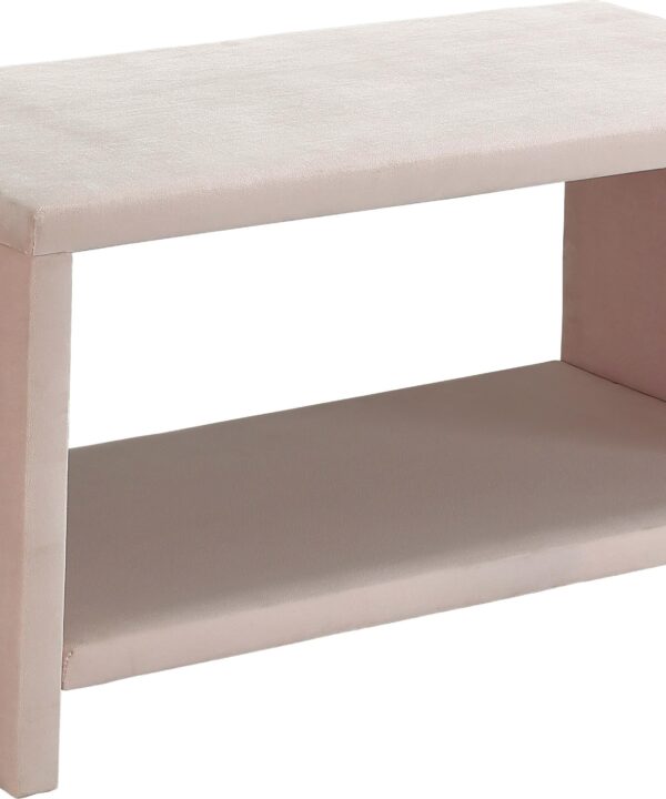 Cleo Pink Velvet Night Stand