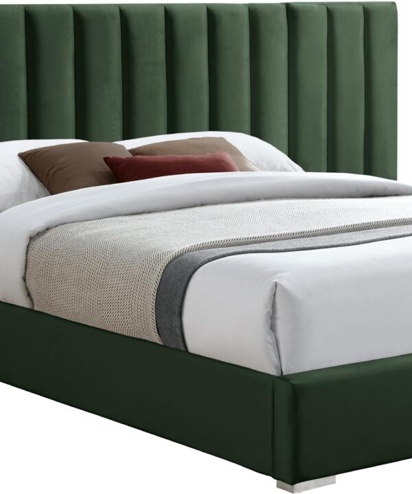 Pablo Green Velvet King Bed - Luxe Home Furnishings (Jersey City, NJ)