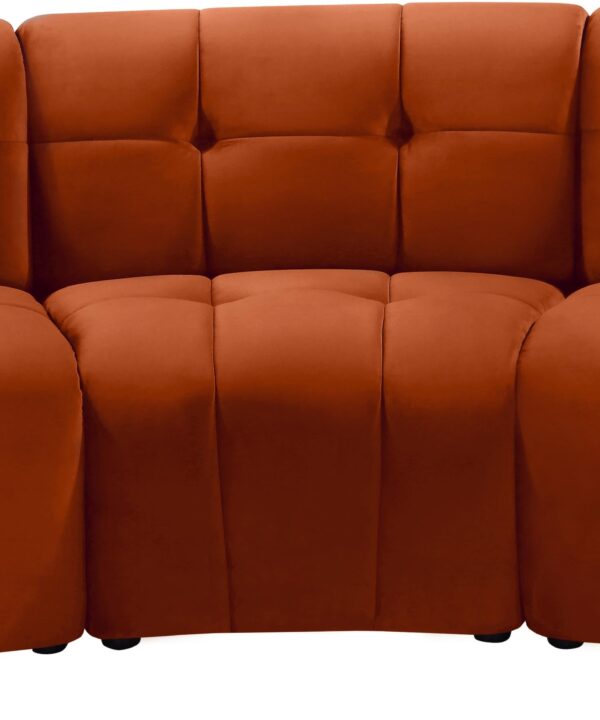 Limitless Cognac Velvet 3pc. Modular Sectional - Luxe Home Furnishings (Jersey City, NJ)