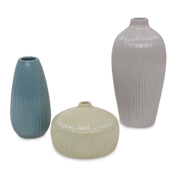 Eiderman Vase (Set of 3) - Luxe Home Furnishings (Jersey City, NJ)