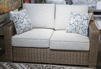 Laguna Heights Outdoor Loveseat with Cushion - Luxe Home Furnishings (Jersey City, NJ)