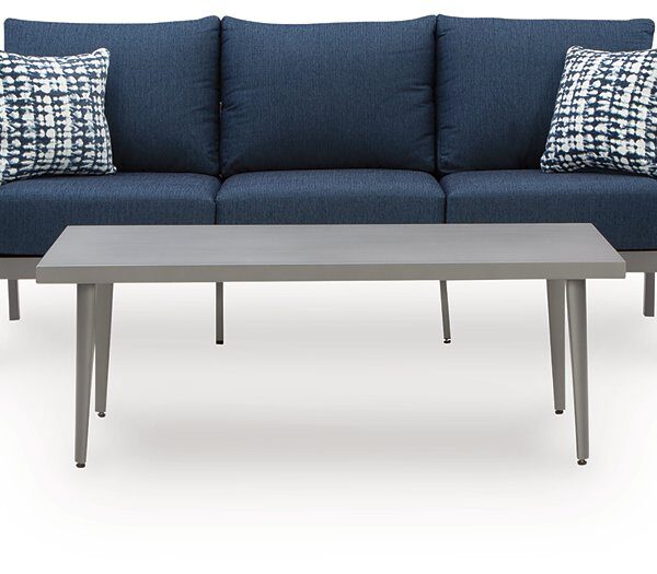 Gali Outdoor Sofa/Chairs/Table Set (Set of 4)