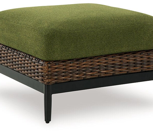 Horizon Hall Outdoor Ottoman with Cushion
