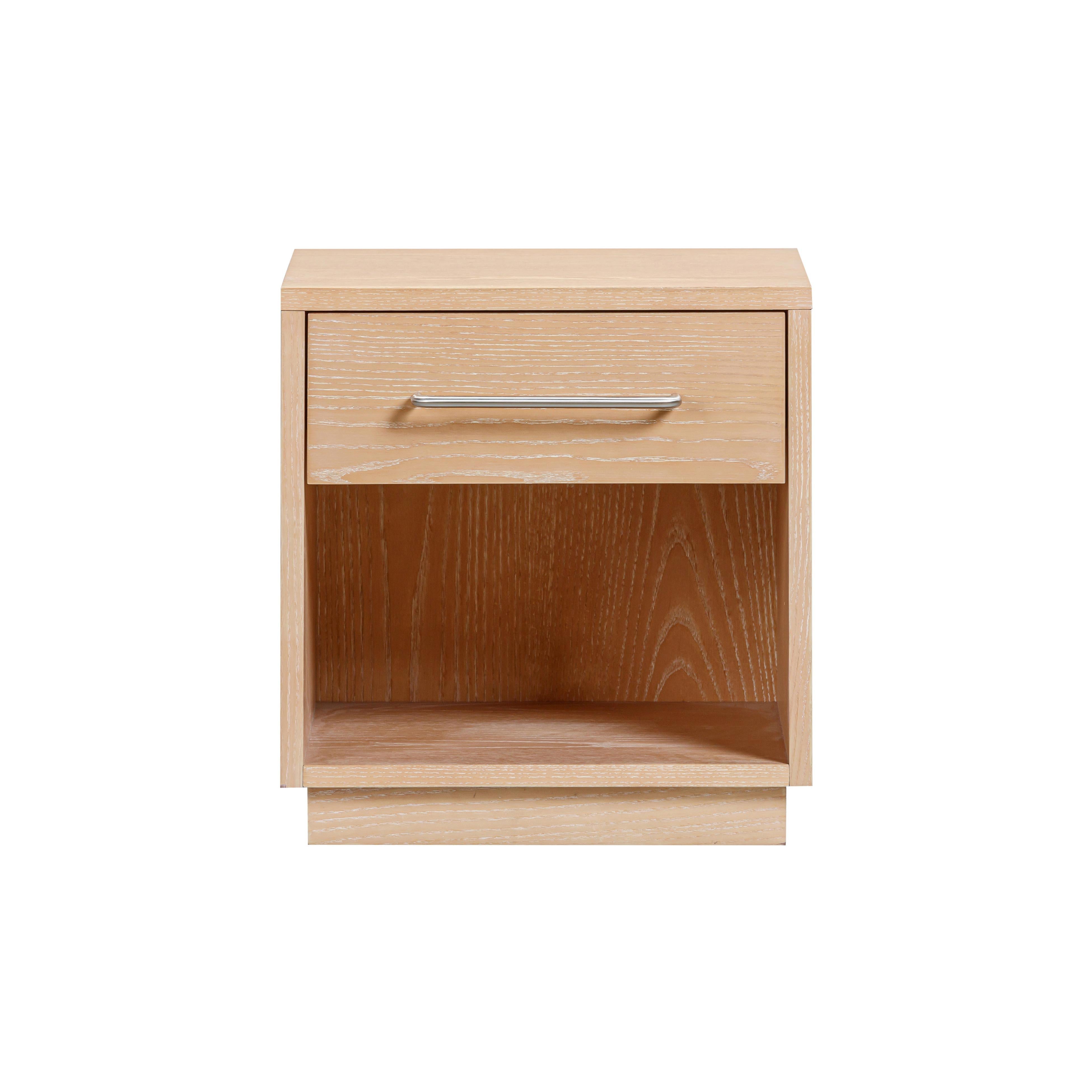 Marlow 17" Wood Nightstand With Drawer - Luxe Home Furnishings (Jersey City, NJ)