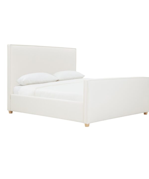 Bristol Park Ivory Contract-Grade Fabric Upholstered Bed - Luxe Home Furnishings (Jersey City, NJ)