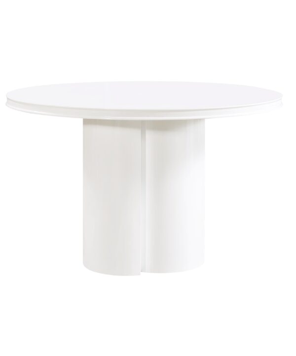 Elora 47" Lacquer Round Dining Table - Luxe Home Furnishings (Jersey City, NJ)