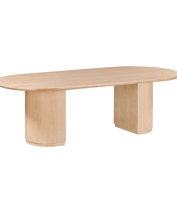 Marlow 102" Wood Oval Dining Table - Luxe Home Furnishings (Jersey City, NJ)