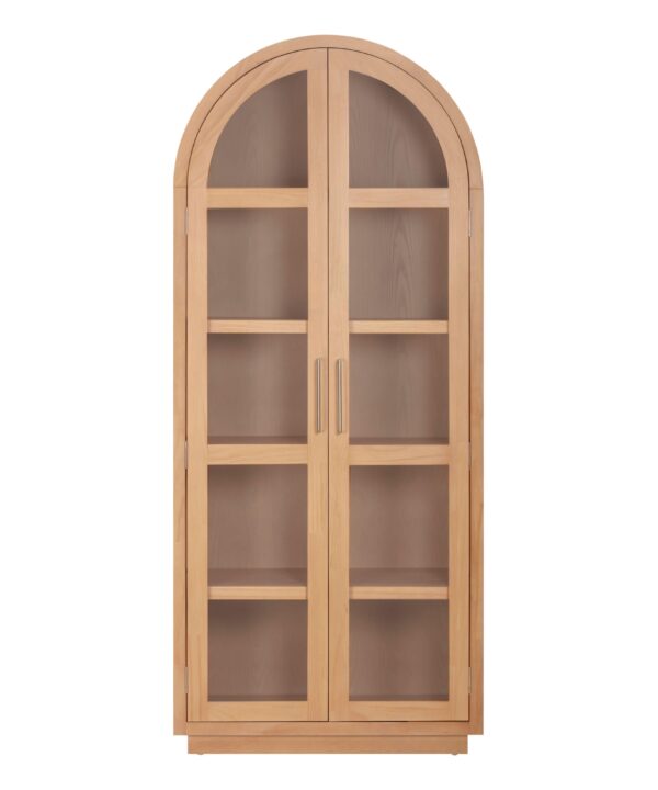 Marlow Wood Display Cabinet - Luxe Home Furnishings (Jersey City, NJ)