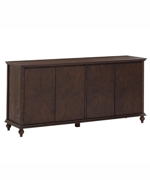 Mila 76" Dark Brown Sideboard - Luxe Home Furnishings (Jersey City, NJ)