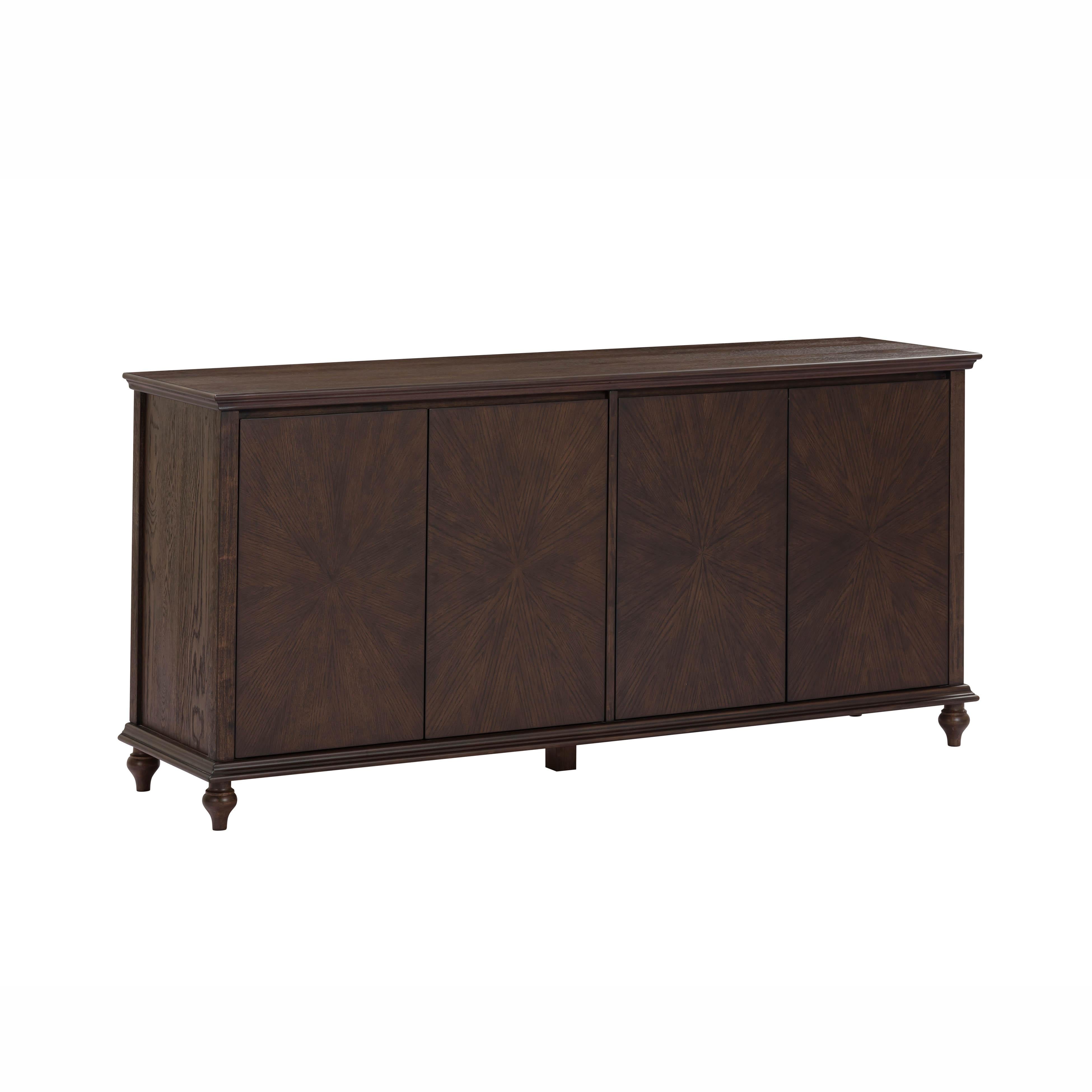 Mila 76" Dark Brown Sideboard - Luxe Home Furnishings (Jersey City, NJ)