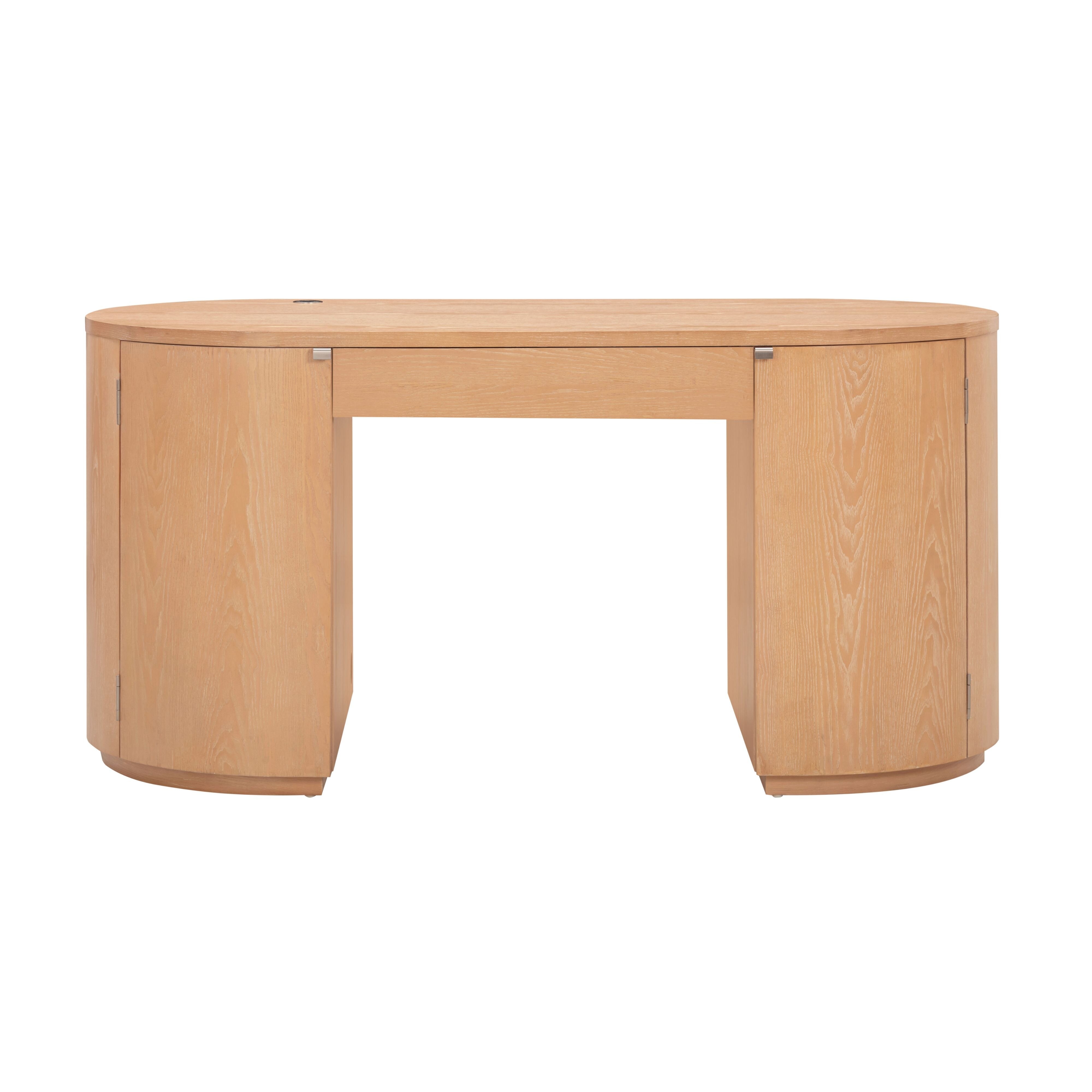 Marlow 64" Wood Executive Desk With Storage - Luxe Home Furnishings (Jersey City, NJ)